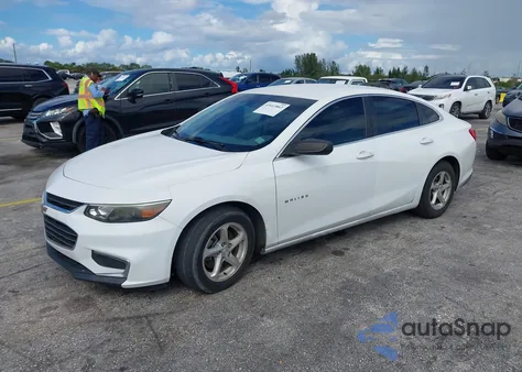 2016 Chevrolet Malibu Ls из США, поврежденный, VIN 1G1ZB5ST3GF207097